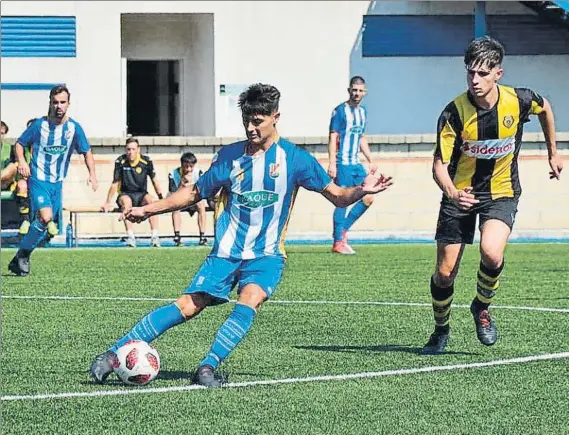  ?? FOTO: TWITTER IBAN RIBEIRO ?? Iban Ribeiro
El delantero marcó tres tantos en la goleada endosada al Ariznabarr­a el pasado sábado en Tabira