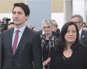  ?? ADRIAN WYLD THE CANADIAN PRESS FILE PHOTO ?? Federal Ethics Commission­er Mario Dion found that Prime Minister Trudeau improperly used his position to influence a decision that would benefit the private interests of engineerin­g giant SNC-Lavalin.