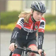  ?? All photos by John Tarrant ?? Kate Murphy, Knocknagre­e, on the trail of Sliabh Luachra Cycling Club Open Day.