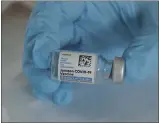  ?? MARTA LAVANDIER — THE ASSOCIATED PRESS FILE ?? A CDC panel decided on a 10-4 vote Friday to resume use of the Johnson & Johnson COVID-19 vaccine.