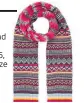  ??  ?? 5 Wool blend Fair Isle scarf, £25, Accessoriz­e