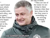  ?? ?? oLE gunnAr SoLSKJAEr