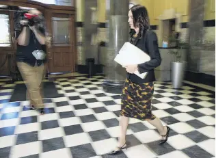  ?? PHOTO: GETTY IMAGES ?? Prime Minister Jacinda Ardern walks to the House yesterday to declare a State of National Emergency.