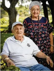  ?? BEACH POST 2016 BRUCE R. BENNETT / THE PALM ?? Survivors Harold Shore and Ellie Welch never met before they were brought together for a Pearl Harbor 75th anniversar­y story a year ago.