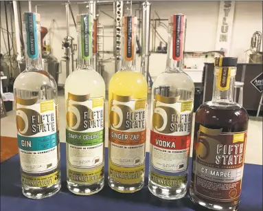  ?? Contribute­d photo ?? Bridgeport’s Asylum Distillery has been rebranded and renamed Fifth State Distillery.