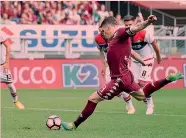  ?? ANSA ?? Belotti è andato a segno l’ultima volta su rigore, quello dell’1-1 in casa contro il Crotone il 15 aprile