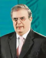  ?? DANIEL HIDALGO ?? Ebrard asistió a la conferenci­a matinal