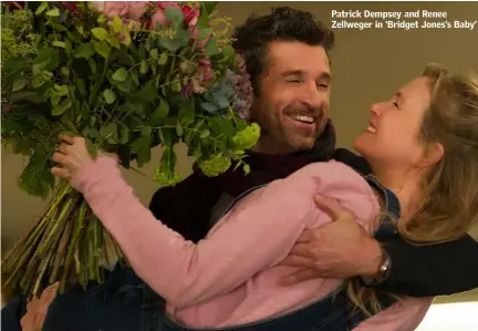  ??  ?? Patrick Dempsey and Renee Zellweger in ‘Bridget Jones’s Baby’