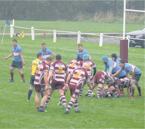  ??  ?? Action from Rochdale’s game against Wilmslow at the weekend