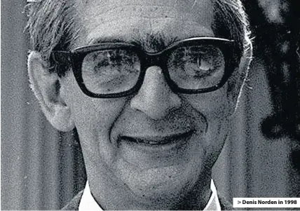  ??  ?? &gt; Denis Norden in 1998