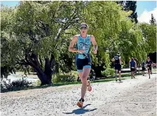  ?? KAI SCHWOERER/GETTY IMAGES ?? Australia’s Annabel Luxford won the women’s race.