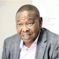  ??  ?? PATIENCE: Blade Nzimande