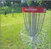  ?? PHOTO PROVIDED ?? A look at the disc golf course in Troy.