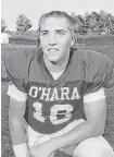  ?? Bob Williams / Philadelph­ia Inquirer ?? Even at Cardinal O’Hara High School in Springfiel­d, Pa., Savage had the look of a QB.
