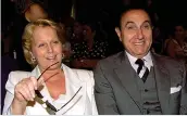  ??  ?? Katia e Pippo Katia Ricciarell­i, 72 anni, e Pippo Baudo, 81, si sono sposati nel 1986. Il divorzio nel 2007
