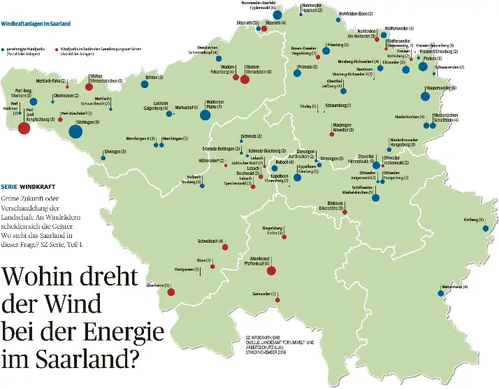 So steht es im Saarland um die Windkraft - PressReader