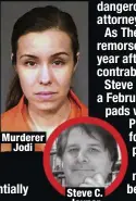  ??  ?? Murderer
Jodi Steve C. Joyner