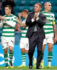  ?? GETTY ?? Downbeat: Celtic boss Brendan Rodgers