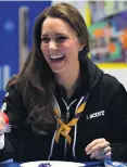  ??  ?? New style: the Duchess of Cambridge wearing a hoodie