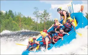  ??  ?? RAFTING FORTSATT VIKTIGST: Rafting er fortsatt hovedaktiv­iteten og det bærende tilbudet hos Evje-bedriften.