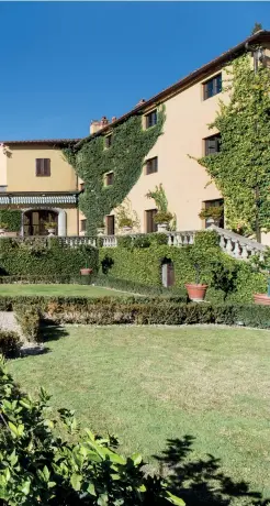  ?? ?? Bought by Ferruccio Ferragamo in 1993, the Il Borro estate is located in a small village in Tuscany. It has been turned into a luxury retreat and offers individual rooms or entire homes for rent, as well as pools, fine-dining and horse riding facilities