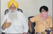  ?? HT PHOTO ?? Shiromani Gurdwara Parbandhak Committee senior vice-president Rajinder Singh Mehta addressing the media on Saturday.