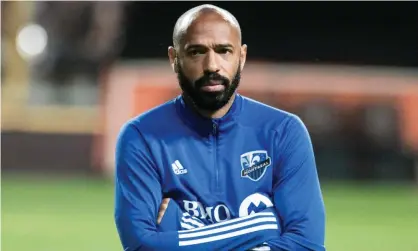  ??  ?? Thierry Henry said the Covid-19 pandemic has been a strain on family life. Photograph: Ezequiel Becerra/AFP/Getty Images