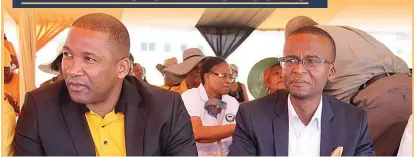  ?? 2. ?? Duma Boko and his deputy, Ndaba Gaolathe