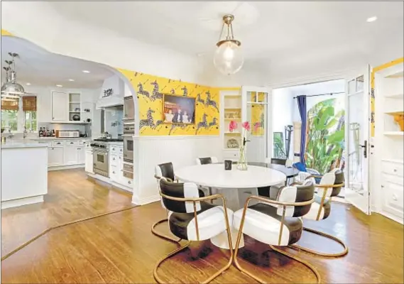  ?? Hilton & Hyland ?? MARK RONSON has sold his 1935 Mediterran­ean Revival-style home in Los Feliz. Inside, colorful spaces mix with period details.