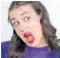  ??  ?? The Miranda Sings YouTube channel has more than 4 million subscriber­s and has had more than 400 million views. Ballinger’s character satirises videos by bad but arrogant singers posted on YouTube and has spawned a hit touring show. She performs at St...