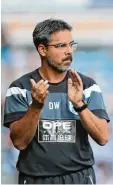  ?? Foto: dpa ?? Huddersfie­ld ist mit Trainer David Wag ner ein Traumstart geglückt.