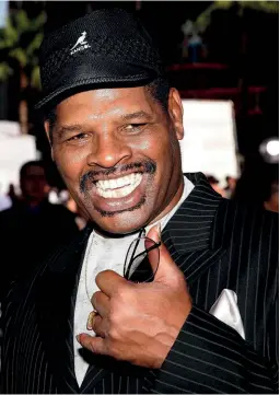  ??  ?? FAMILIAR SMILE: Spinks has certainly left his mark on the boxing world