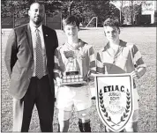  ??  ?? Junior boys rugby team captains