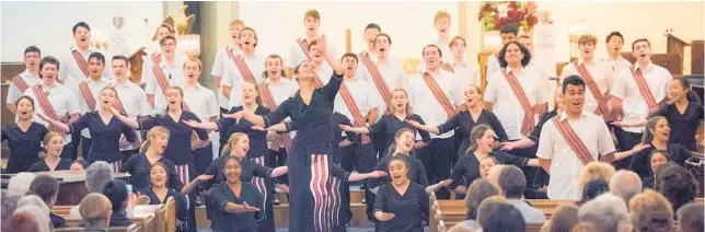  ?? Photo / Pieter du Plessis ?? New Zealand Secondary Students’ Choir.