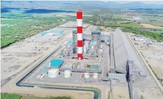  ?? F.E ?? Punta Catalina suple el 30 % de la demanda energética nacional.