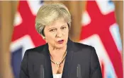  ??  ?? An extension to the Brexit transition period could give Theresa May another year to conjure up a solution to the Irish border issue