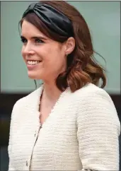  ??  ?? KEEPING PEACE: Eugenie is close to Meghan
