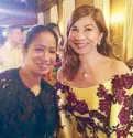 ?? Photo by JOANNE RAE RAMIREZ ?? The author with Asia’s Best Female Chef 2016 Margarita Fores.