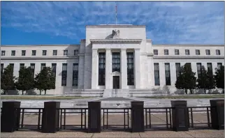  ?? SAUL LOEB — GETTY IMAGES ?? Fed policymake­rs are expected to leave interest rates unchanged at their meeting next week.