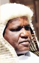  ??  ?? Deputy Chief Justice Luke Malaba