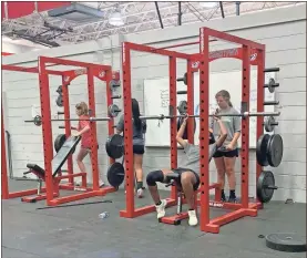  ?? Contribute­d by eddie Gambrell ?? Cedartown softball players have returned to the weight room under new health guidelines as they prepare for the 2020 season starting in August.