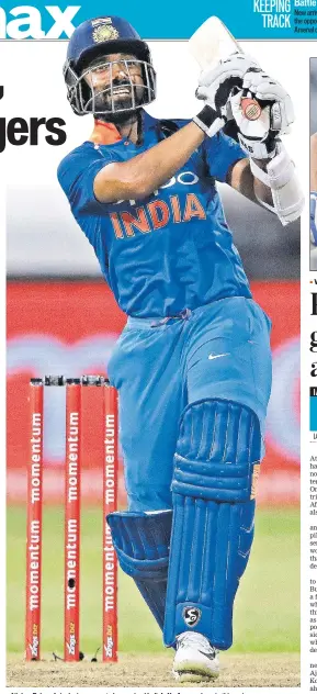  ?? AP ?? Ajinkya Rahane’s inclusion seems to have solved India’s No 4 conundrum in this series.