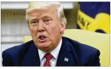  ?? SUSAN WALSH / AP ?? President Donald Trump said Thursday the appointmen­t of a special counsel “hurts our country terribly.”