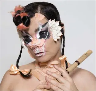  ?? SANTIAGOFE­LIPE.COM ?? Björk has a new album coming out, "Utopia."