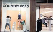  ?? PHOTO: SIMPHIWE MBOKAZI ?? Country Road outlet in Sandton. Woolworths is to combine Country Road with David Jones in Australia.