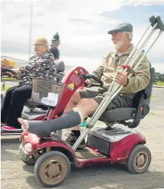  ?? Picture: Paul Reid. ?? The event, organised by Donald Downie, right, was the first of its kind in Scotland.