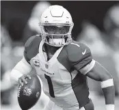  ?? JAE C. HONG AP ?? Cardinals quarterbac­k Kyler Murray will lose his first game of 2021 against Baker Mayfield and the Browns.