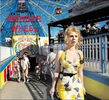  ?? BILD: WARNER BROS./DPA ?? Coney Island als Märchenlan­d: Juno Temple als Carolina in einer Szene