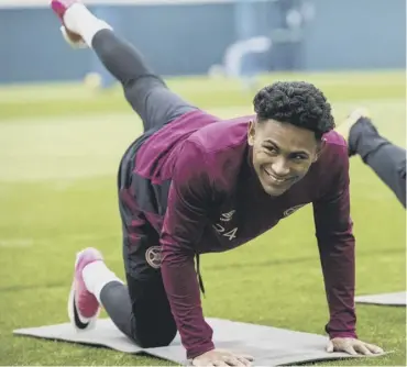  ??  ?? 0 Hearts on-loan full-back Demetri Mitchell expected the Edinburgh derby to be a tougher challenge.