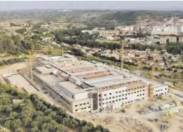  ?? GOBIERNO DE ARAGÓN ?? Vista aérea actual de las obras del hospital de Alcañiz.